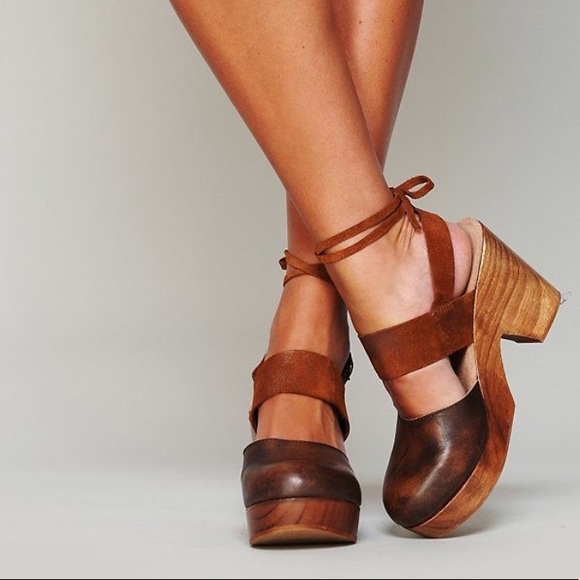 Free People Shoes - Free People Leather Clogs